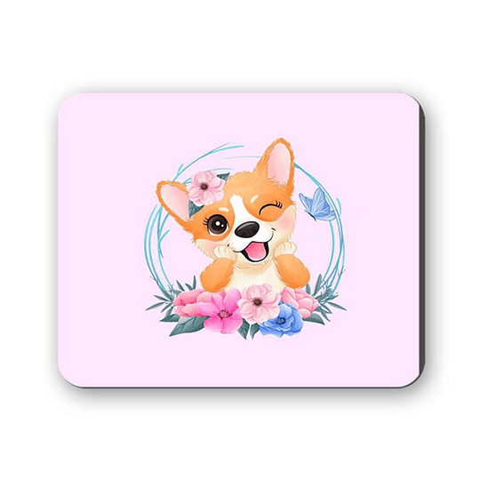 MOUSE PAD PERSONALIZADO M201V2 PERRITO CORGI