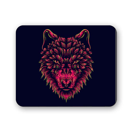 MOUSE PAD PERSONALIZADO M205 LOBO ABSTRACTO