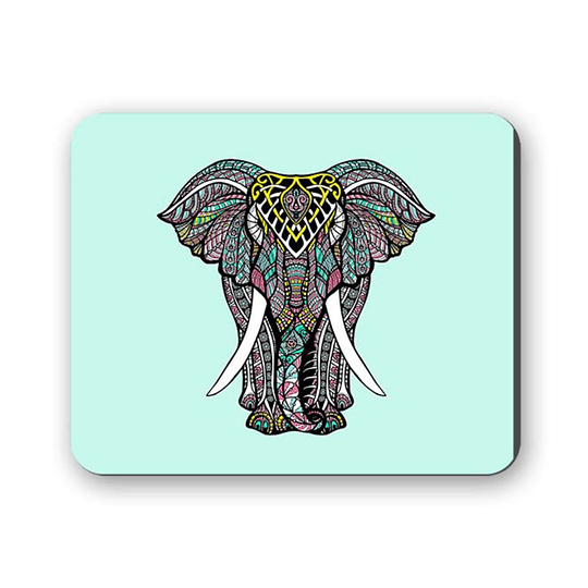 MOUSE PAD PERSONALIZADO M209 ELEFANTE COLORIDO