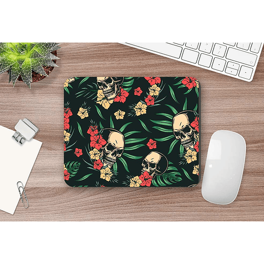 MOUSE PAD PERSONALIZADO M211V2 CALABERAS Y FLORES