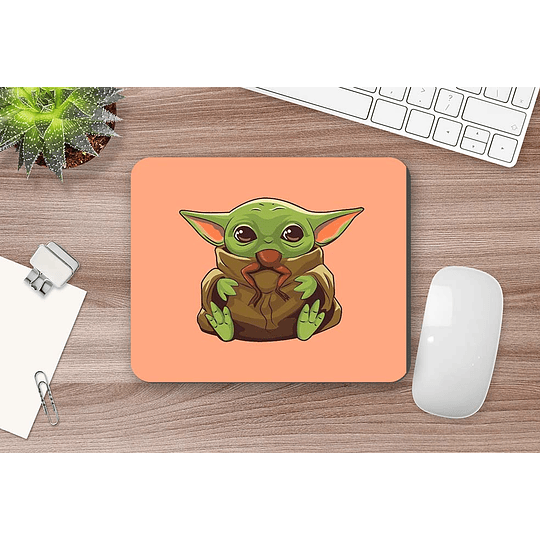 MOUSE PAD PERSONALIZADO M223V4 MANDALORIAN Y BABY YODA