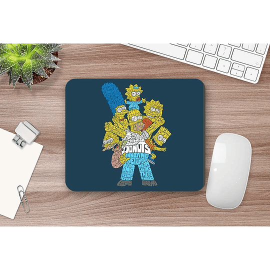 MOUSE PAD PERSONALIZADO M235 SIMPSONS