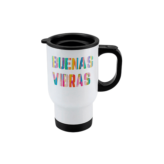 Mug de viaje Buenas vibras MV11