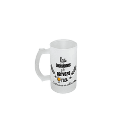 CHOP21 Vaso Shopero con frase divertida