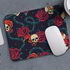 Mouse pad  Calabera y flores M283