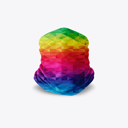 Bandana multifuncional Geometrico arcoiris BAN427