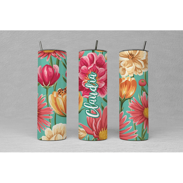 Vaso termico Tumbler TUMB3V3 Flores 2