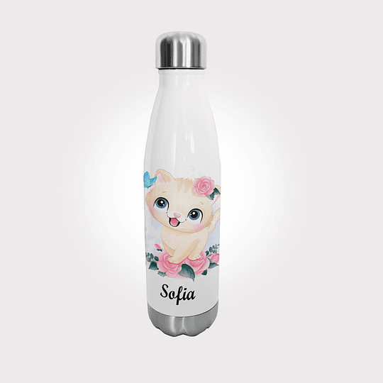 Botella termica bowling Gatita  BOW2V6