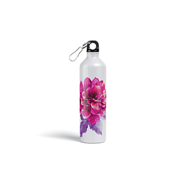 Botella metalica personalizada Flores B55V6