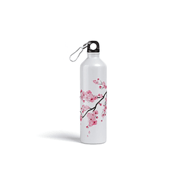 Botella metalica personalizada Flores B55V7