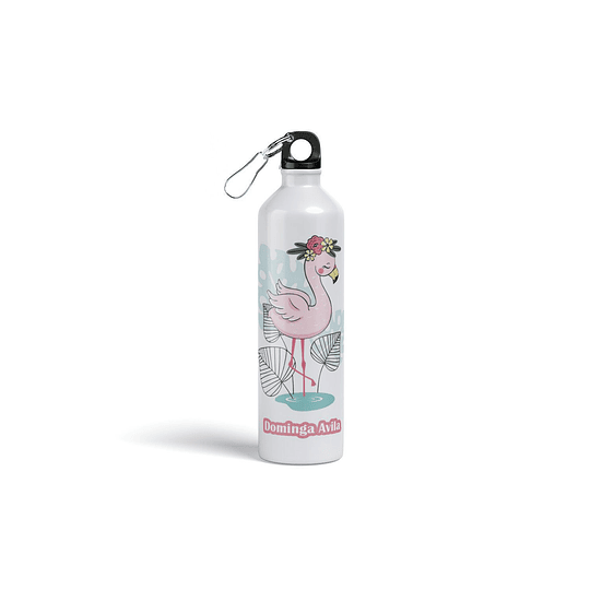 Botella metalica personalizada Flamenco B98