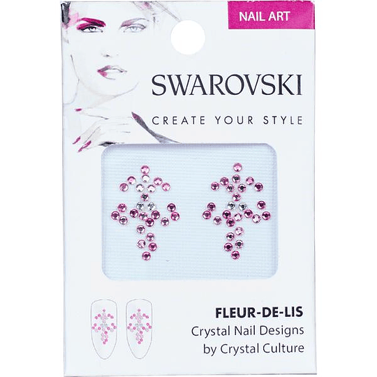 Pack cristales Swarovski para uñas FLEUR-DE-LIS