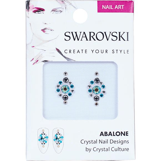 Pack cristales Swarovski para uñas ABALONE