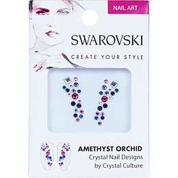 Pack cristales Swarovski para uñas AMETHYST ORCHID