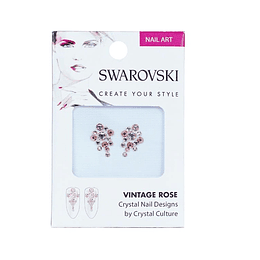 Pack cristales Swarovski para uñas VINTAGE ROSE