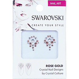 Pack cristales Swarovski para uñas ROSE GOLD