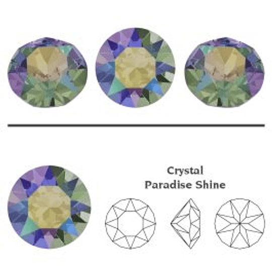 Anillo de Plata 925 con triple cristal Swarovski Xirius Chaton
