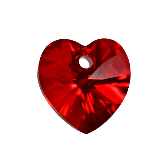 Pulsera cinta roja decorada con cristal Swarovski Heart para protección