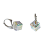 Conjunto de plata 925 con cristal Swarovski Cube