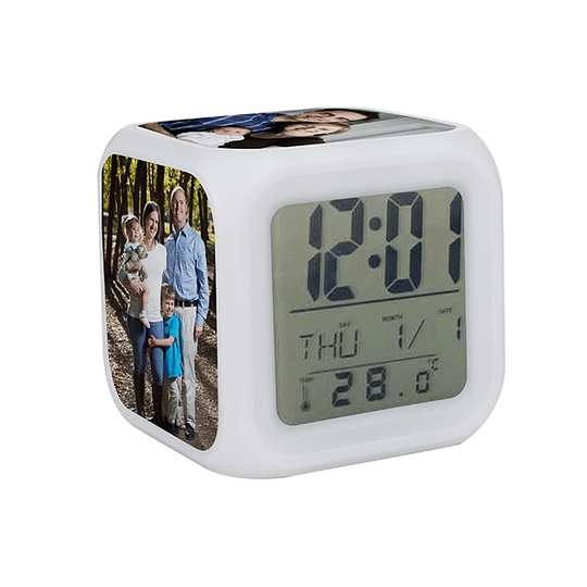 R2 Reloj despertador personalizado con fotos