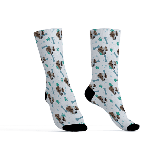 C8501 Calcetines divertidos con tu mascota