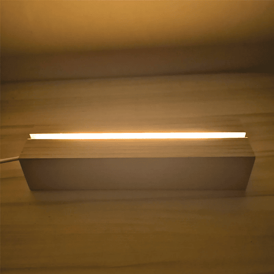 Marco acrilico con base lámpara Led con Foto LA1