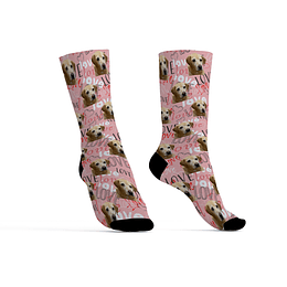 C92 Calcetines personalizados con carita para San Valentin