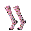 C9512 calcetines personalizados con carita y Chicas Superpoderosas