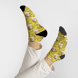 C9524 calcetines personalizados con carita y Minions