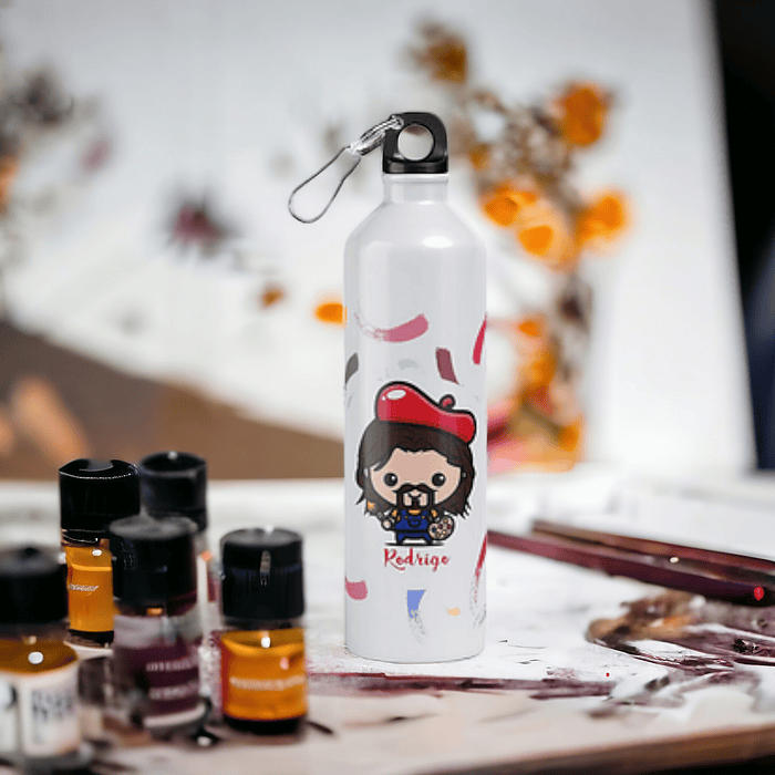 Botella metalica personalizada Mejor Pintor Chibi B54V14 1