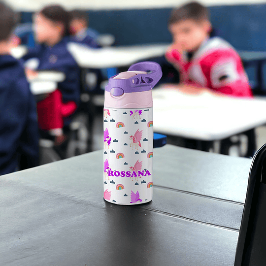 Botella infantil personalizada con diseño Coleccion 2024