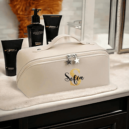 Neceser eco cuero estampado con nombre N51