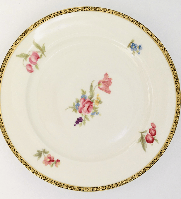 Eschenbach, Bavaria, Alemania, 'Elfenbein', plato de torta/pan, 17,2 cm, 1930 -1945