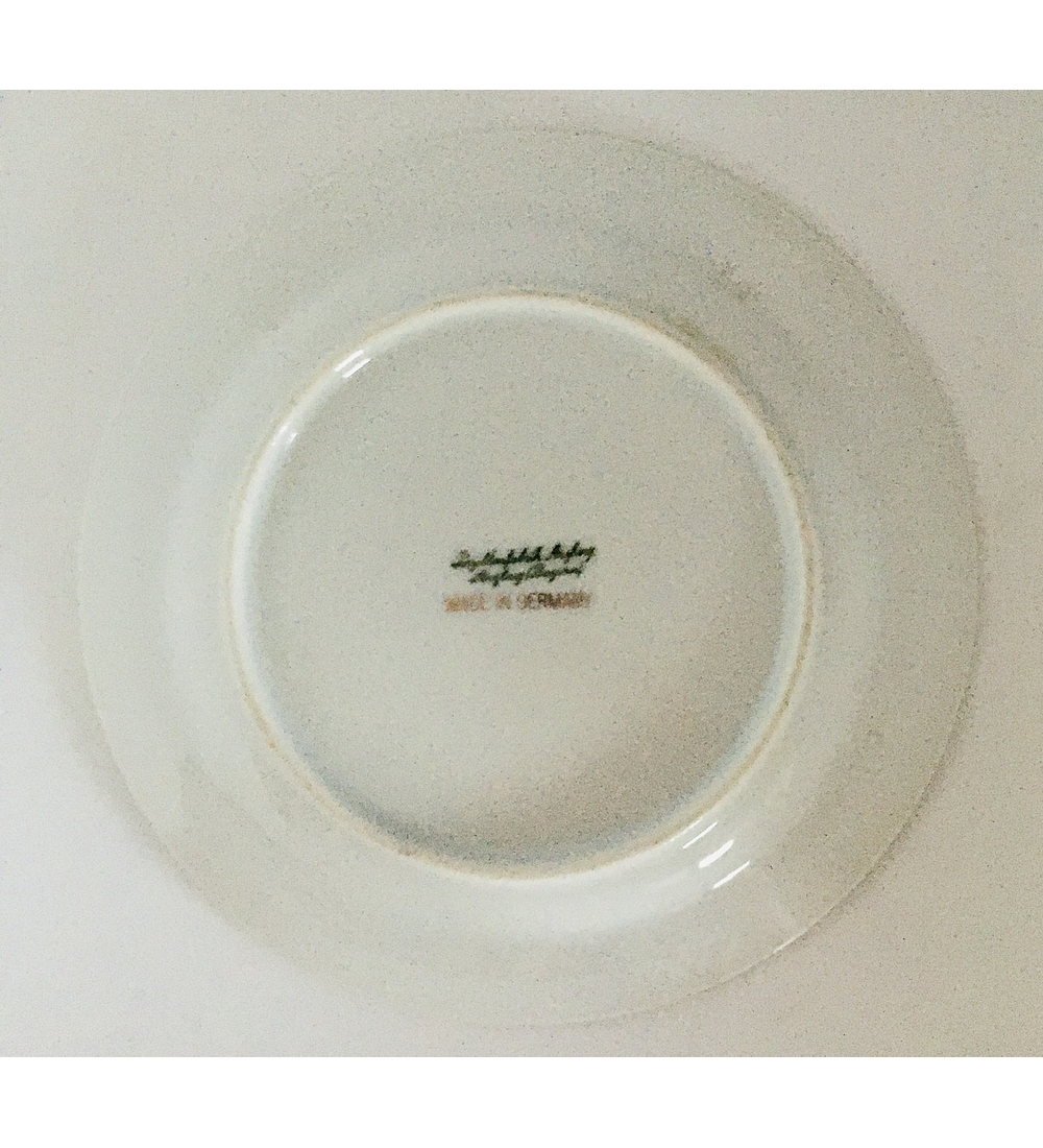 Porzellanmanufaktur Arzberg, Bavaria, Alemania, plato de torta/pan 15 cm, 1930'a