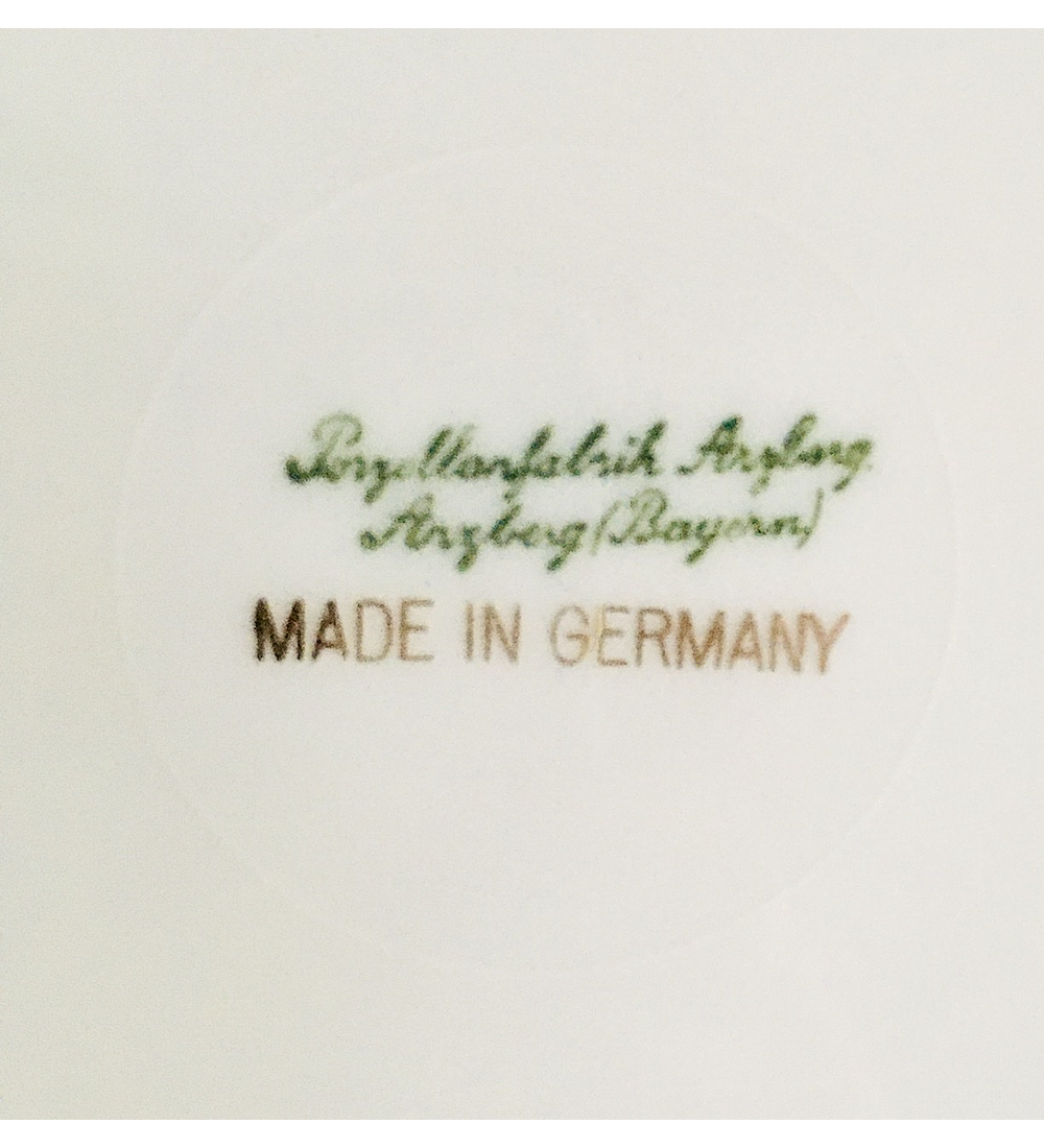 Porzellanmanufaktur Arzberg, Bavaria, Alemania, plato de torta/pan 15 cm, 1930'a