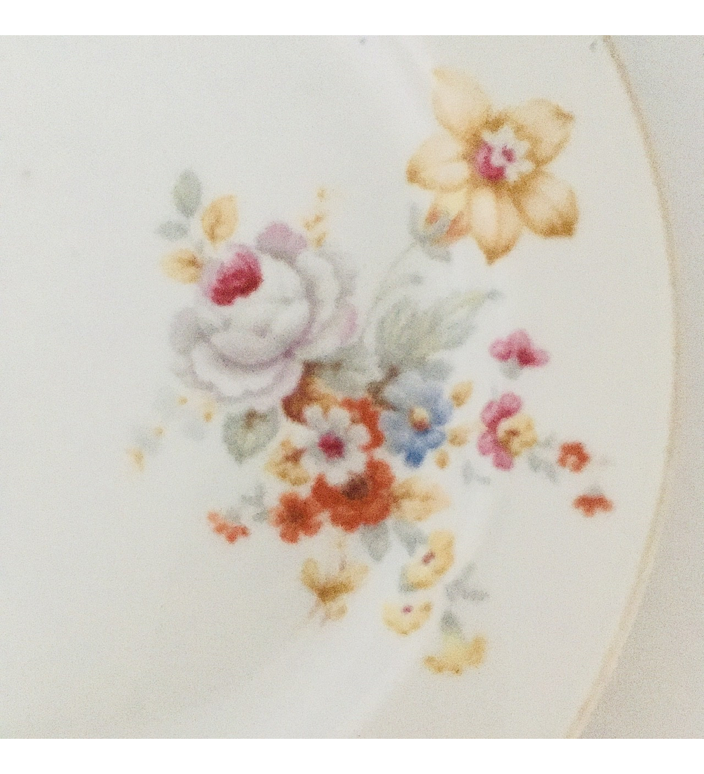 Porzellanmanufaktur Arzberg, Bavaria, Alemania, plato de torta/pan 18,4 cm, 1930's 