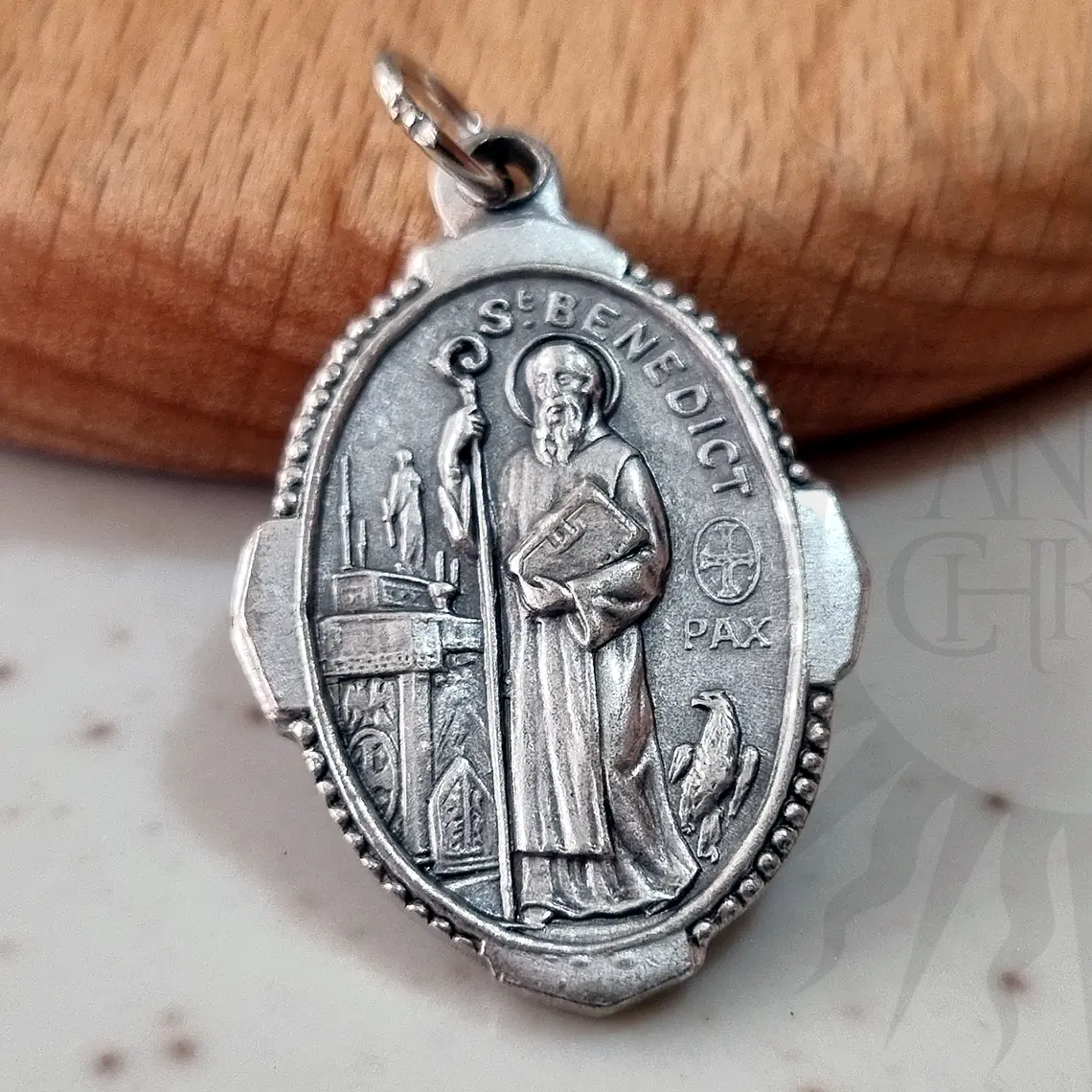 Medalla de San Benito (Con Borde Ornamentado) 1