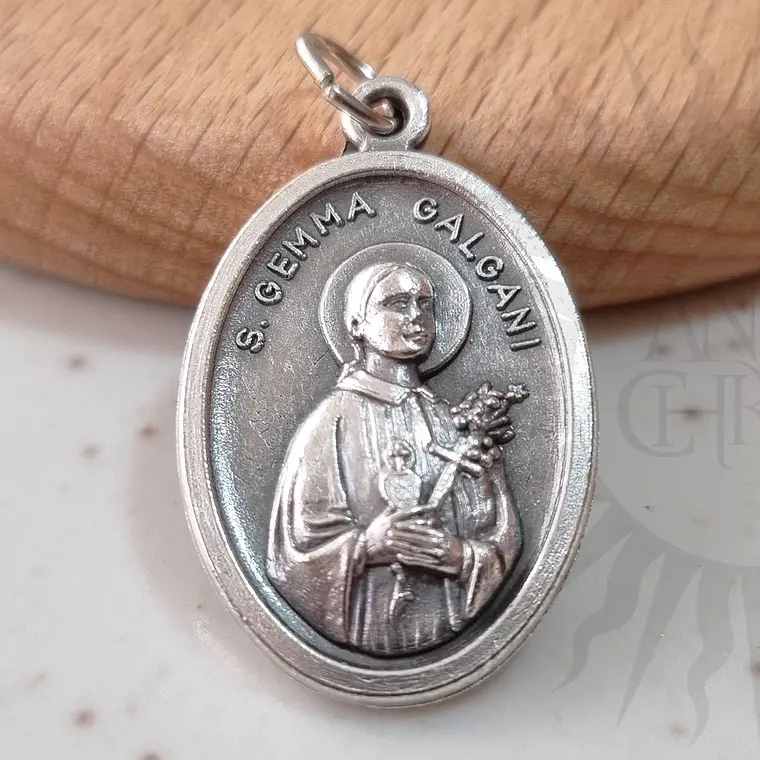 Medalla de Santa Gemma Galgani 1