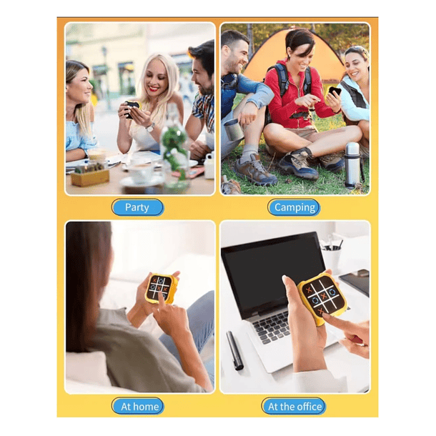 Juego De Mesa Gato Electrico Tic Tac Toe Familiar  3