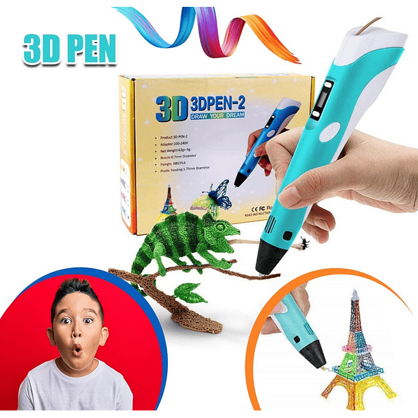 Lápiz bolígrafo 3D