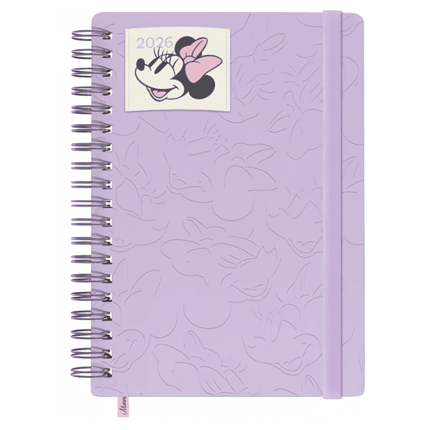 Agenda 14x20cm Minnie 2026 Mooving  1
