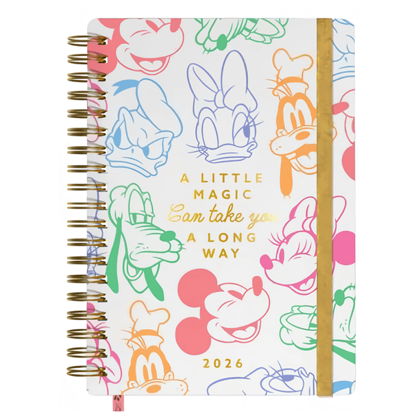 Agenda 14x20cm Mickey and Friends 2026 Mooving  1