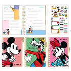 Agenda 14x20cm Mickey and Friends 2026 Mooving  2