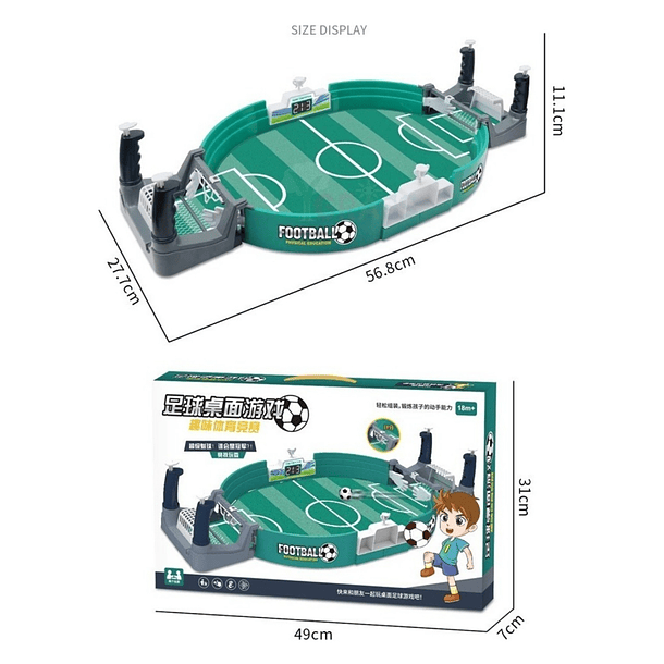 Mesa de Batalla Futboll portátil  3