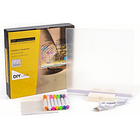 Pizarra mágica Tablero Acrílico Luz Led Con Plumones  3