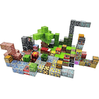 Bloques Armables Magneticos Minecraft 20 piezas + 1 personaje 1