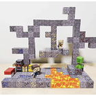 Bloques Armables Magneticos Minecraft 20 piezas + 1 personaje 3
