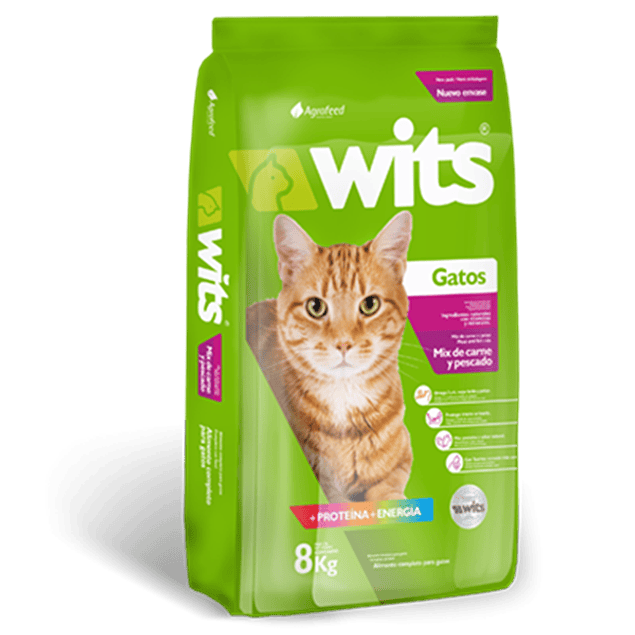 Wits Gato Mix Carne-Pescado 8 - 25 kg.