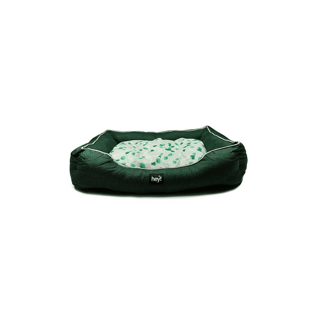 HEY! Cama Verde diseño Liso Oscuro Small