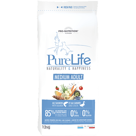 Alimento para perros  PureLife Adult Medium